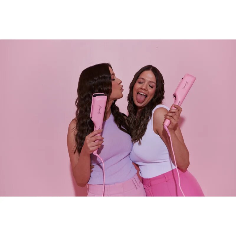 Mermade Double Waver Pink kodralnik za lase 1 kos
