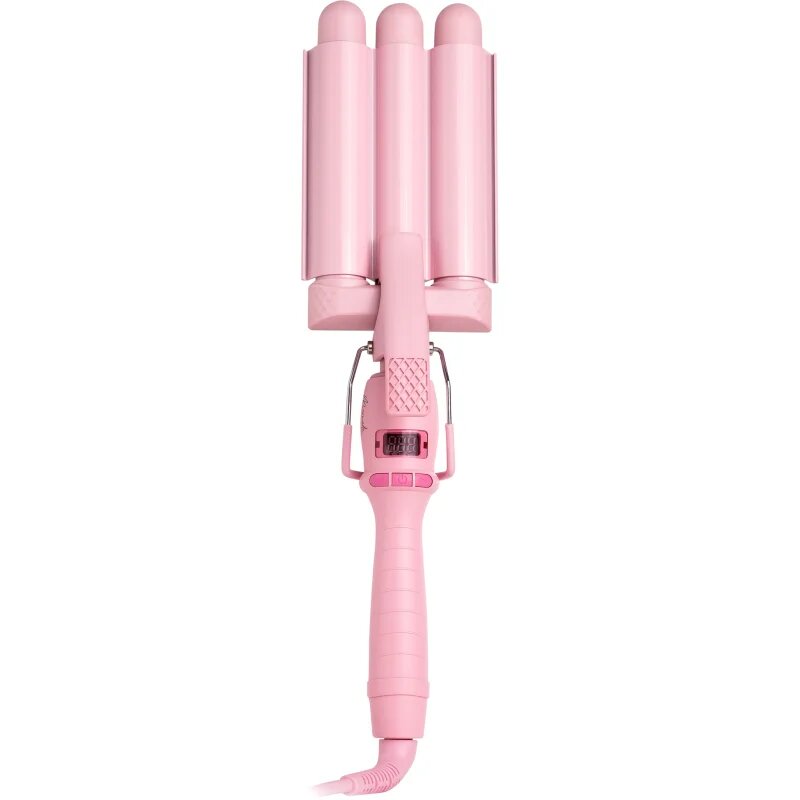 Mermade Mini Waver 25 mm kodralnik za trojne kodre za lase Pink 1 kos
