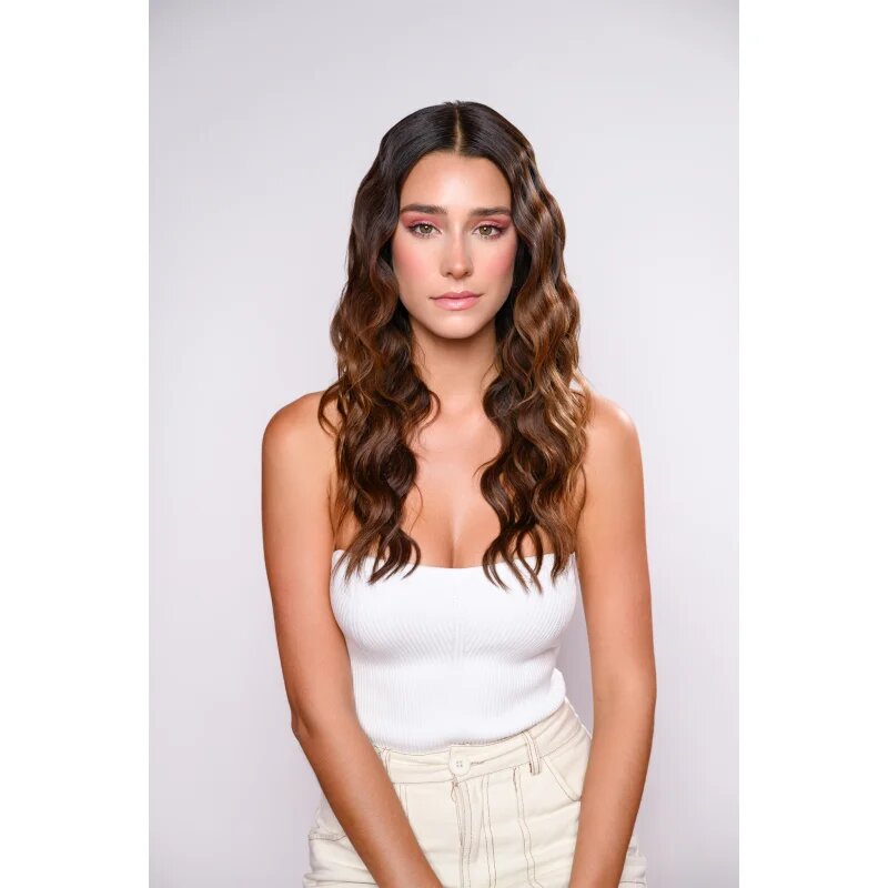 Mermade Pro Waver 32 mm kodralnik za trojne kodre za lase Pink 1 kos