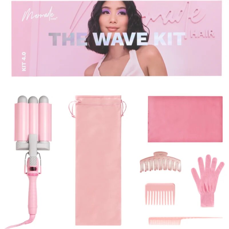 Mermade The Wave Kit kodralnik za trojne kodre z dodatki 32mm 1 kos