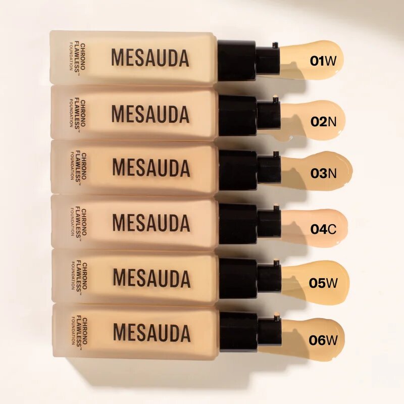 Mesauda Chrono Flawless™ Foundation dolgoobstojni tekoči puder odtenek 04C 30 ml