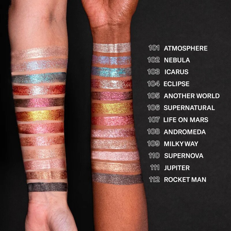 Mesauda Galactic Shadow tekoče senčilo za oči za bleščeč sijaj odtenek 112 Rocket Man 4.5 ml