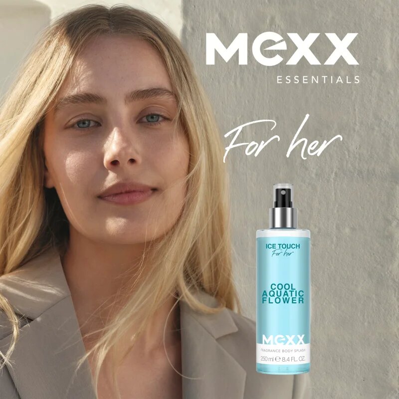 Mexx Ice Touch Cool Aquatic Flower New osvežujoče pršilo za telo za ženske 250 ml