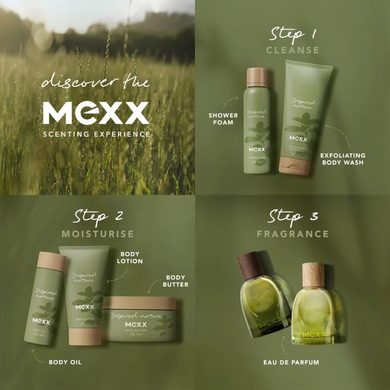 Mexx Inspired Nature olje za telo odišavljen 100 ml