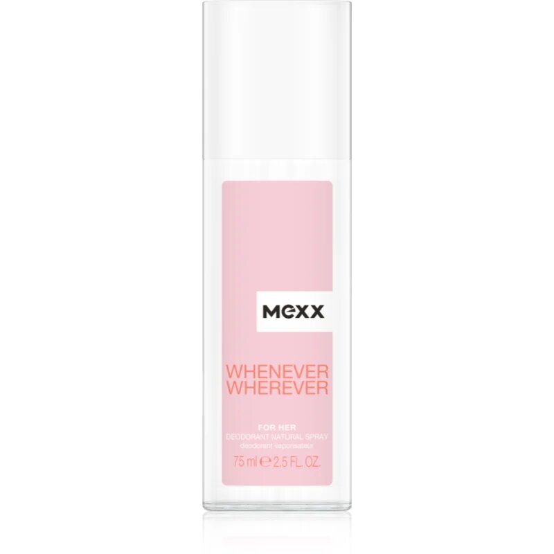Mexx Whenever Wherever For Her deodorant v razpršilu za ženske 75 ml