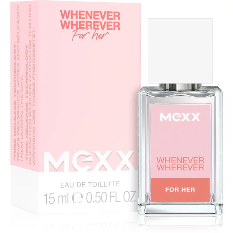 Mexx Whenever Wherever For Her toaletna voda za ženske 15 ml