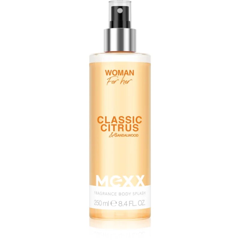 Mexx Woman Classic Citrus & Sandalwood New osvežujoče pršilo za telo za ženske 250 ml