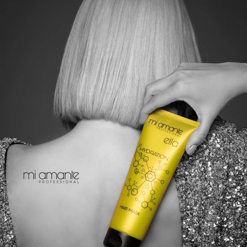 Mi Amante Professional Ella Hydration Hair Mask intenzivna vlažilna maska za suhe in poškodovane lase 250 ml