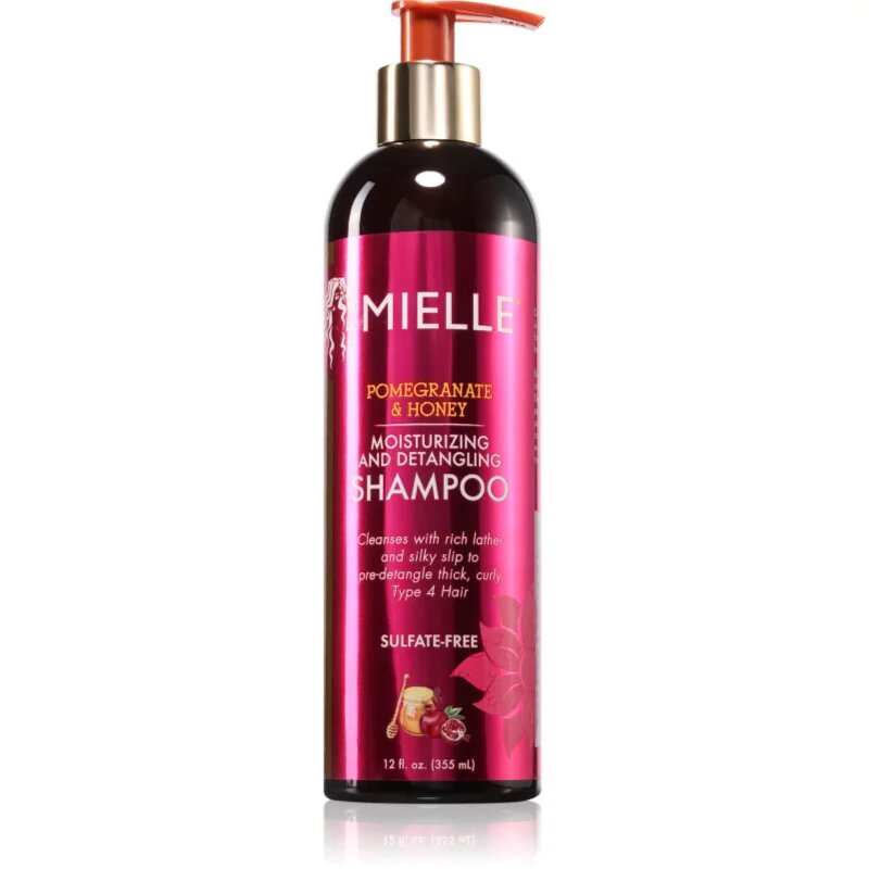 Mielle Pomegranate & Honey Shampoo vlažilni šampon za valovite in kodraste lase 355 ml