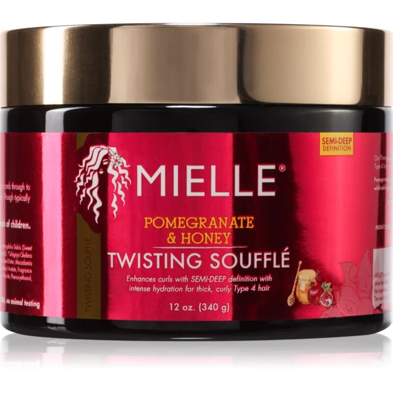 Mielle Pomegranate & Honey Twisting Soufflé krema za lase za valovite in kodraste lase 340 g