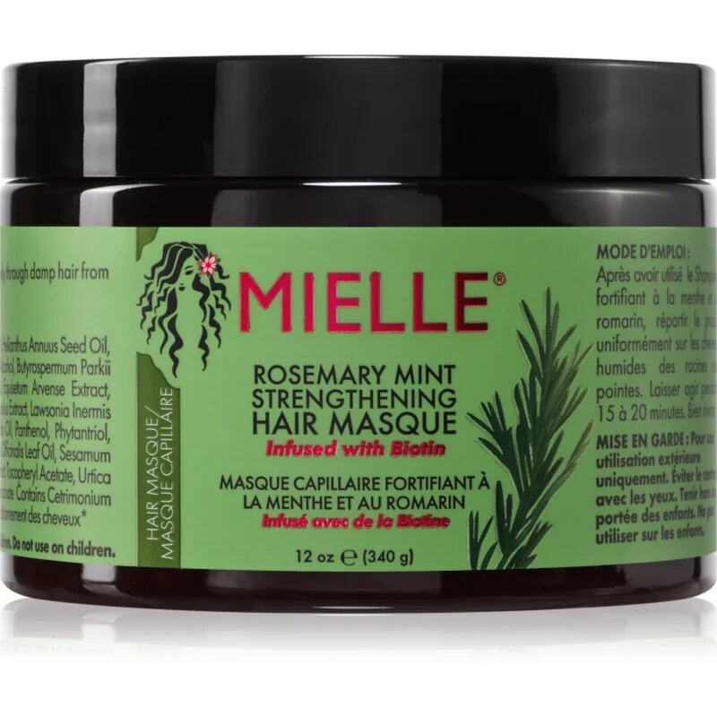 Mielle Rosemary Mint globinsko krepilna maska za lase 340 g