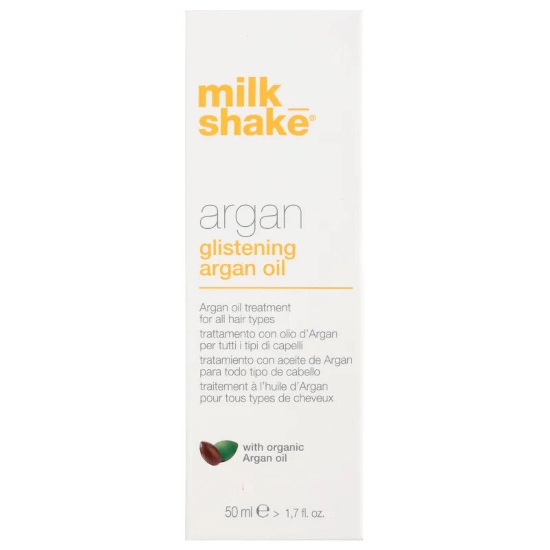 milk_shake® Argan Glistening Oil oljasta nega z arganovim oljem za vse tipe las 50 ml