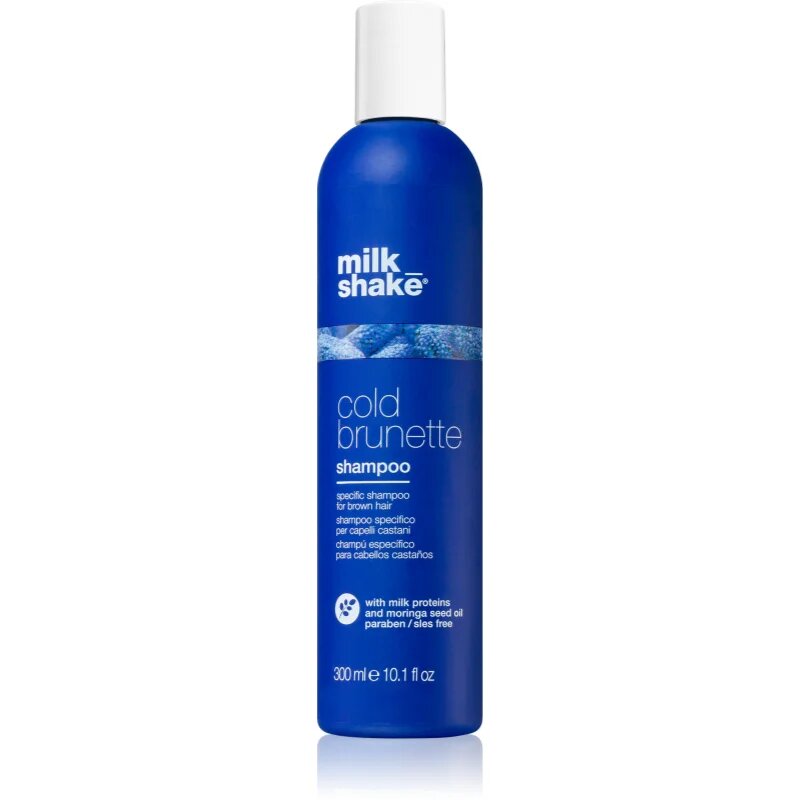 milk_shake® Cold Brunette Shampoo šampon za nevtralizacijo rumenih tonov za rjave lase 300 ml