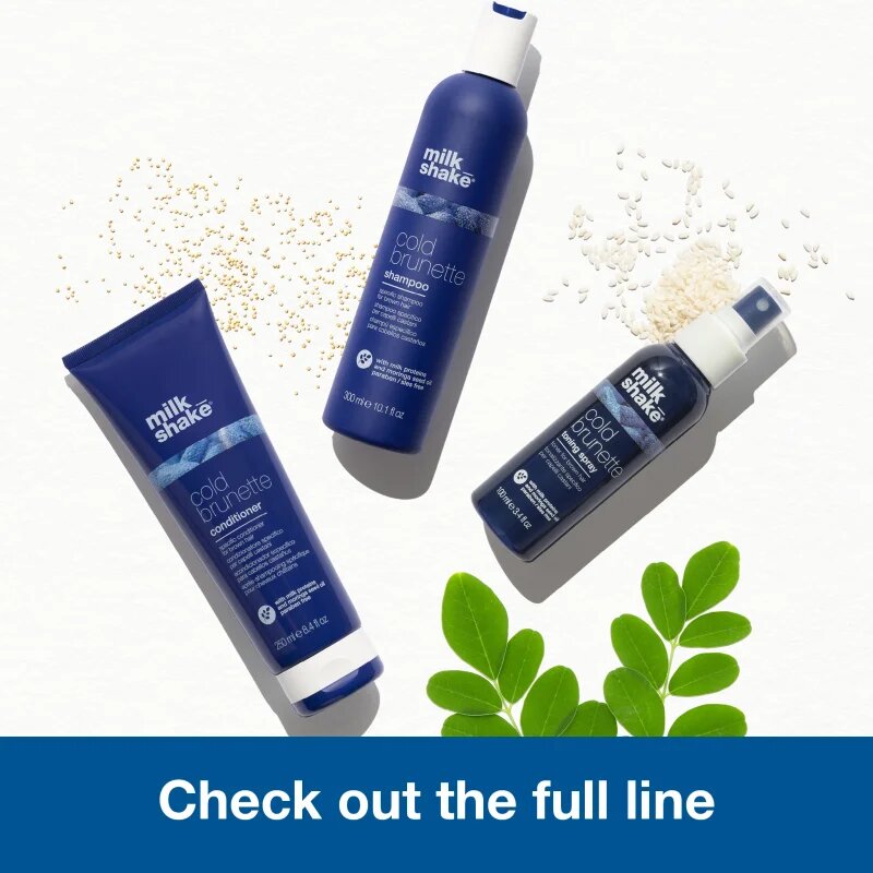 milk_shake® Cold Brunette Shampoo šampon za nevtralizacijo rumenih tonov za rjave lase 300 ml