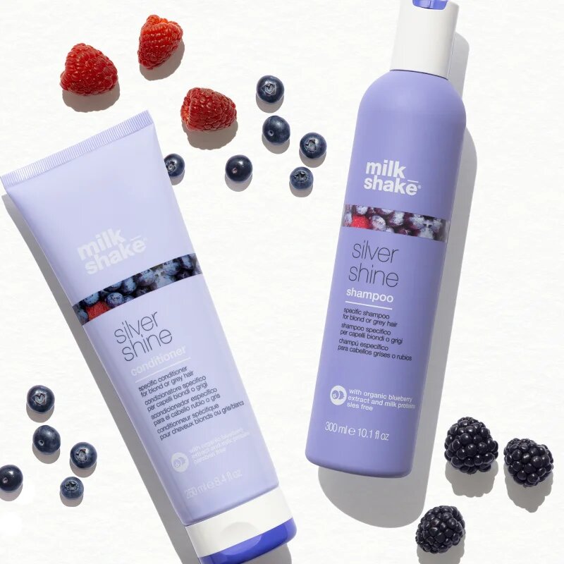 milk_shake® Duo pack Silver Shine šampon in balzam za nevtralizacijo rumenih odtenkov