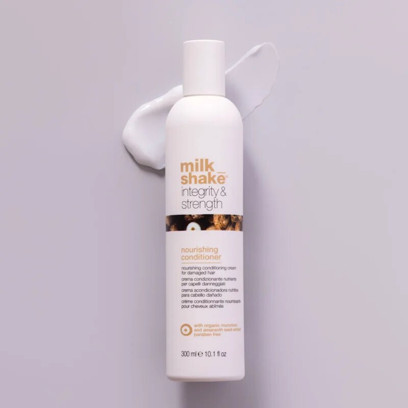 milk_shake® Integrity & Strength Nourishing Conditioner hranilni balzam za poškodovane lase 300 ml