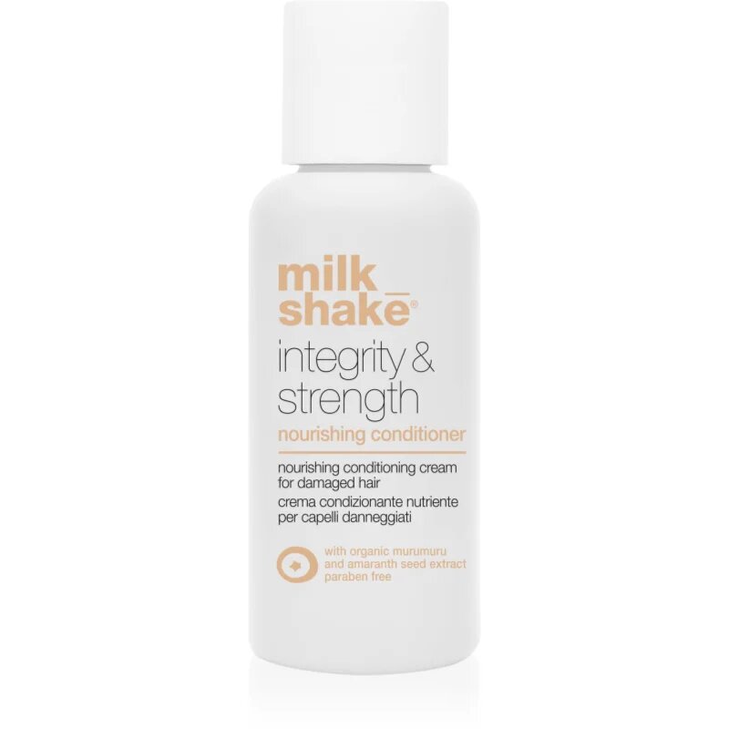 milk_shake® Integrity & Strength Nourishing Conditioner hranilni balzam za poškodovane lase 70 ml