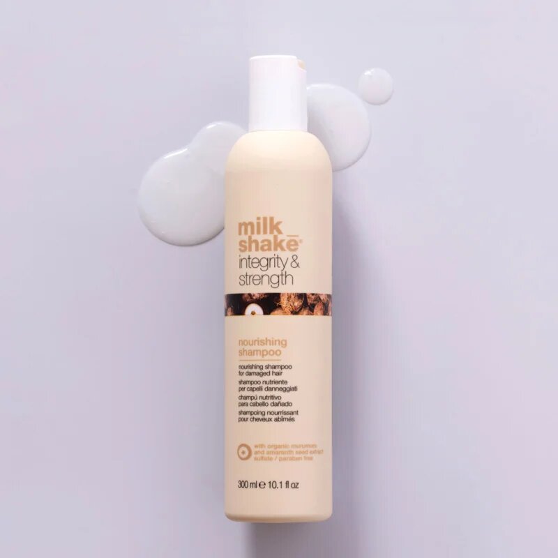 milk_shake® Integrity & Strength Nourishing Shampoo hranilni šampon za poškodovane lase 300 ml