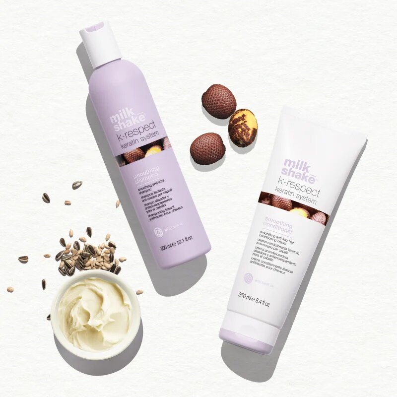 milk_shake® K-Respect Smoothing Conditioner balzam proti krepastim lasem 250 ml