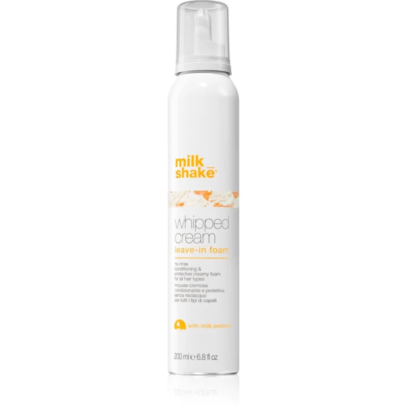 milk_shake® Leave-in Treatments Whipped Cream nega brez spiranja za vse tipe las 200 ml