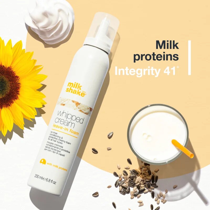 milk_shake® Leave-in Treatments Whipped Cream nega brez spiranja za vse tipe las 200 ml