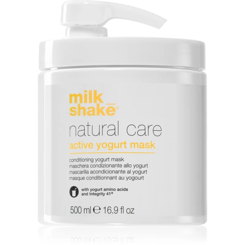 milk_shake® Natural Care Active Yogurt aktivna jogurtova maska za lase 500 ml