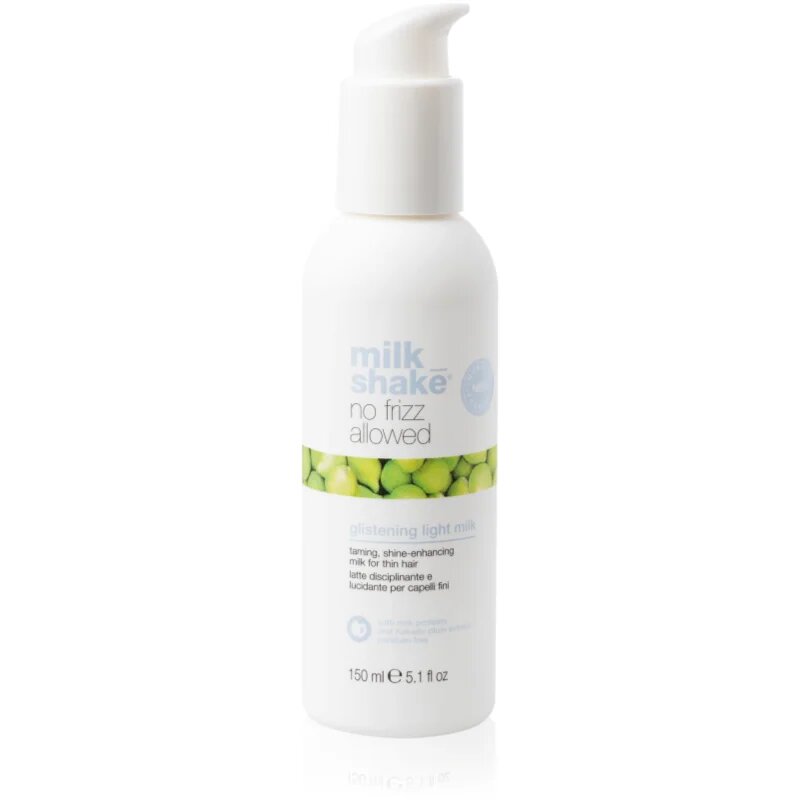 milk_shake® No Frizz Allowed Glistening Light Milk mleko za lase proti krepastim lasem 150 ml