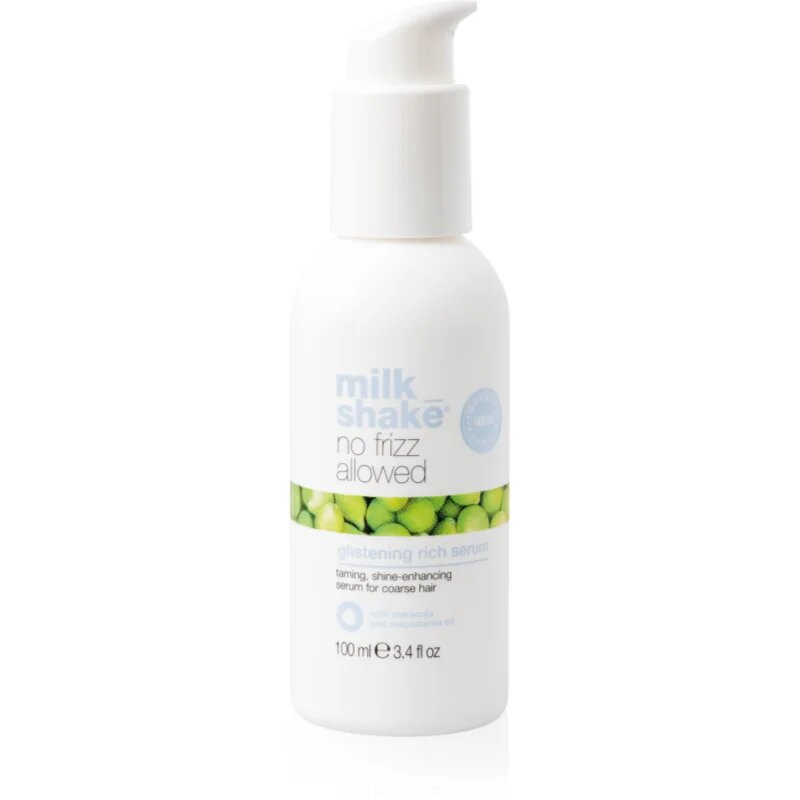 milk_shake® No Frizz Allowed Glistening Rich Serum serum za lase proti krepastim lasem 100 ml