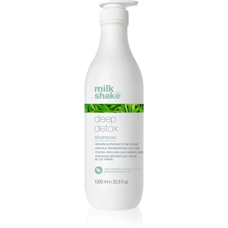 milk_shake® Scalp Care Deep Detox čistilni razstrupljevalni šampon za vse tipe las 1000 ml