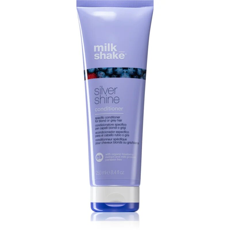 milk_shake® Silver Shine balzam za blond lase za nevtralizacijo rumenih odtenkov 250 ml