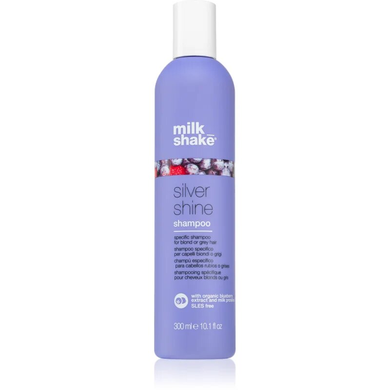 milk_shake® Silver Shine Shampoo šampon za blond lase za nevtralizacijo rumenih odtenkov 300 ml