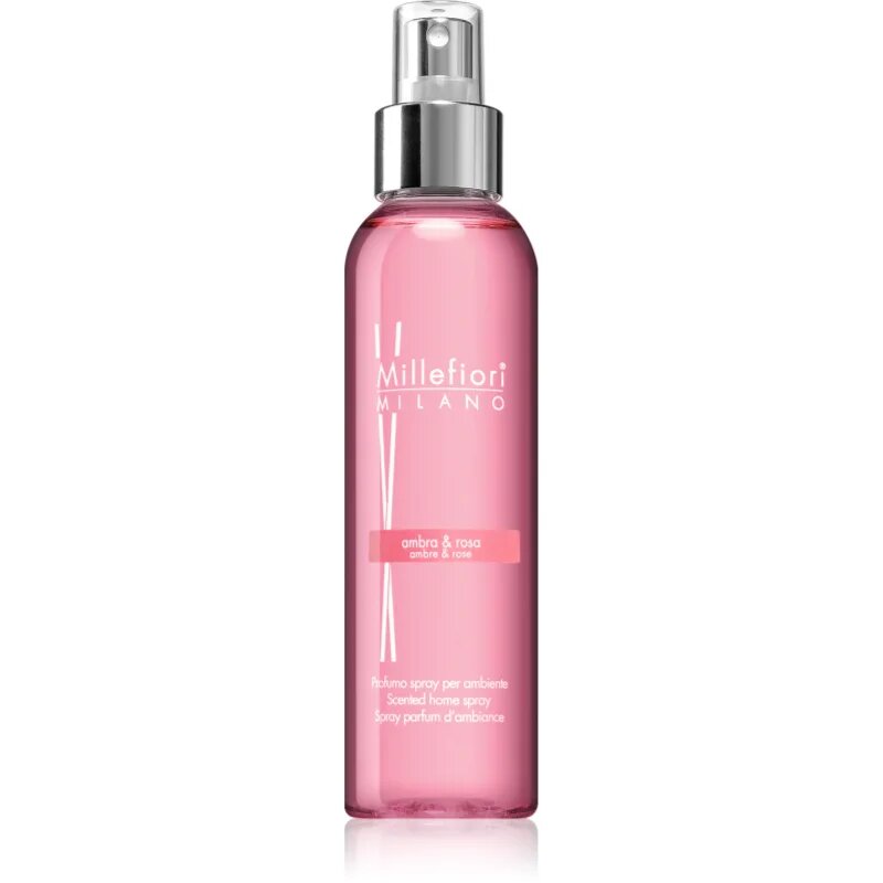 Millefiori Ambra & Rosa pršilo za dom 150 ml