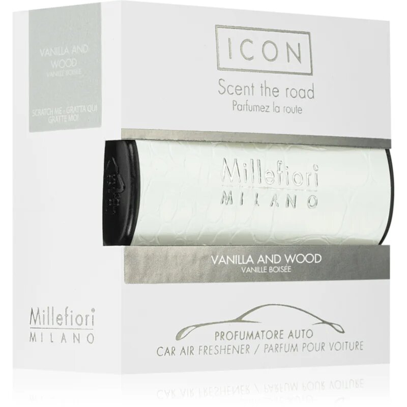 Millefiori Icon Vanilla & Wood dišava za avto 1 kos