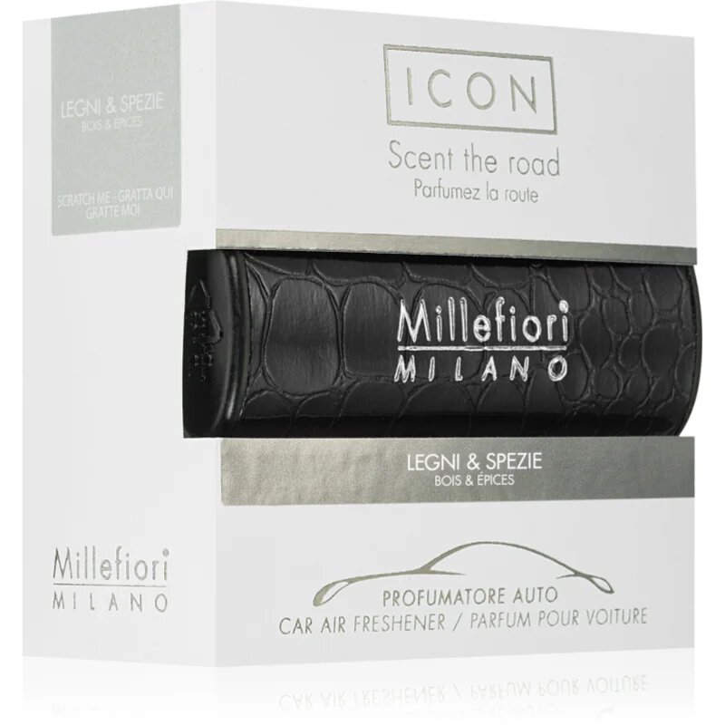 Millefiori Icon Wood & Spices dišava za avto 1 kos