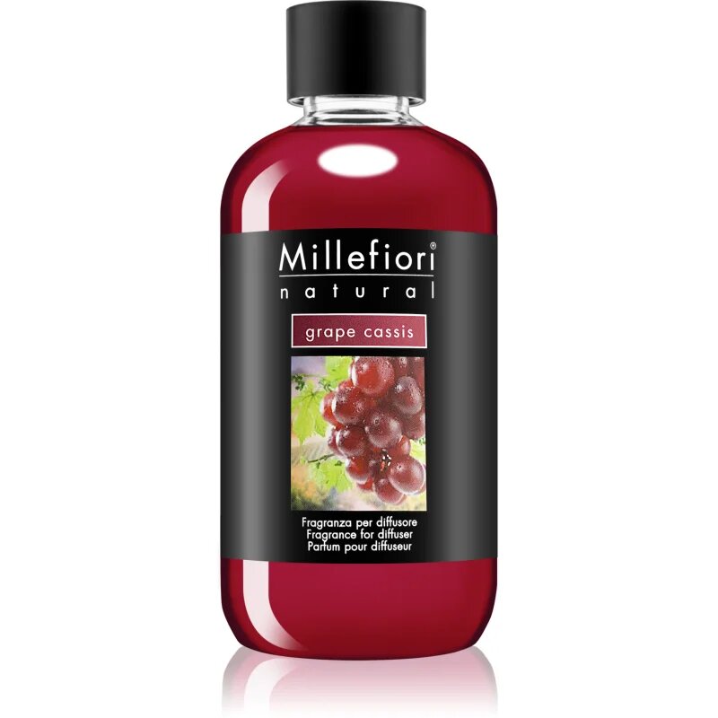 Millefiori Milano Grape Cassis nadomestno polnilo za aroma difuzor 250 ml