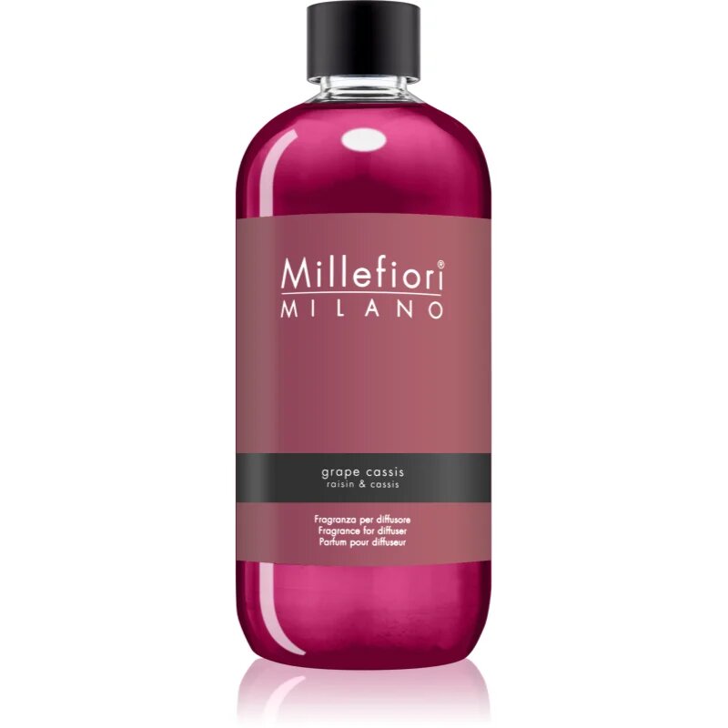 Millefiori Milano Grape Cassis nadomestno polnilo za aroma difuzor 500 ml