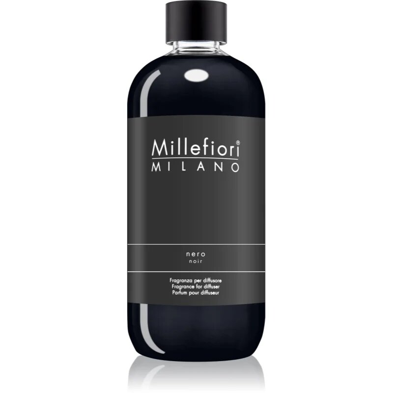 Millefiori Milano Nero nadomestno polnilo za aroma difuzor 500 ml