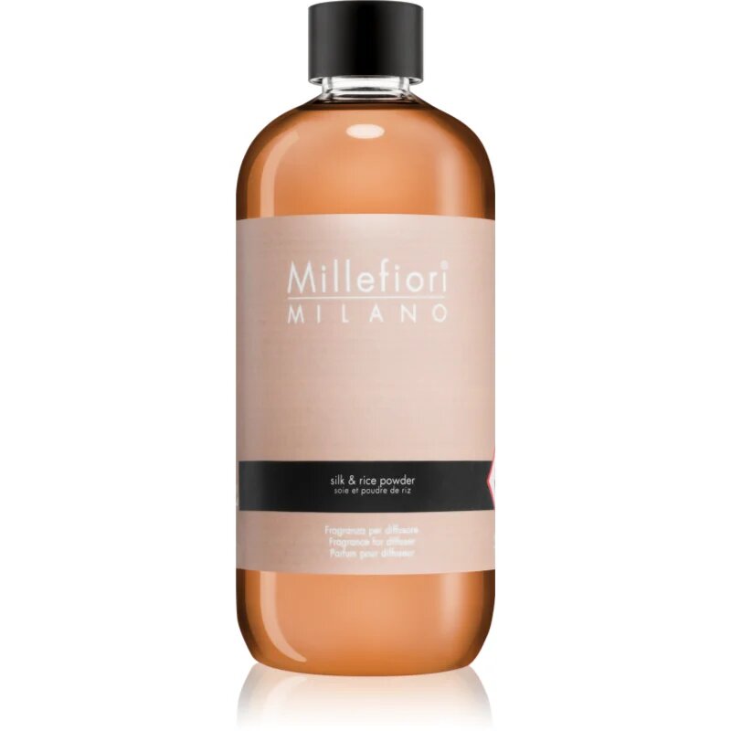Millefiori Milano Silk & Rice Powder nadomestno polnilo za aroma difuzor 500 ml