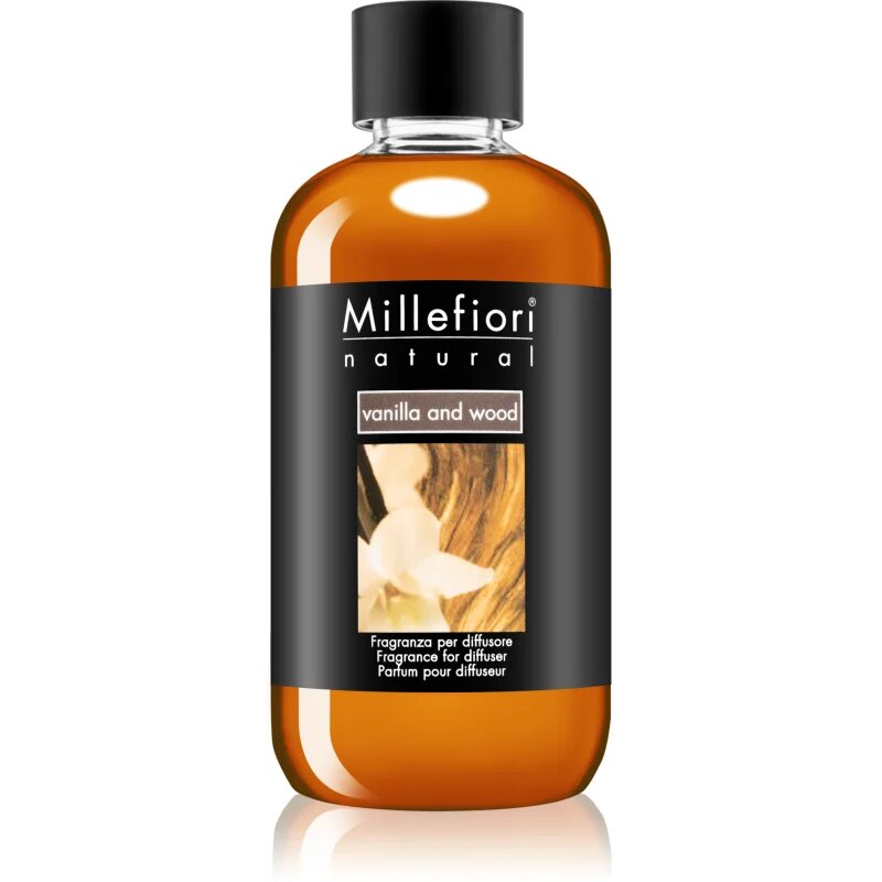 Millefiori Milano Vanilla & Wood nadomestno polnilo za aroma difuzor 250 ml
