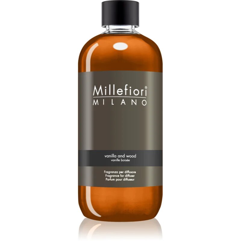 Millefiori Milano Vanilla & Wood nadomestno polnilo za aroma difuzor 500 ml
