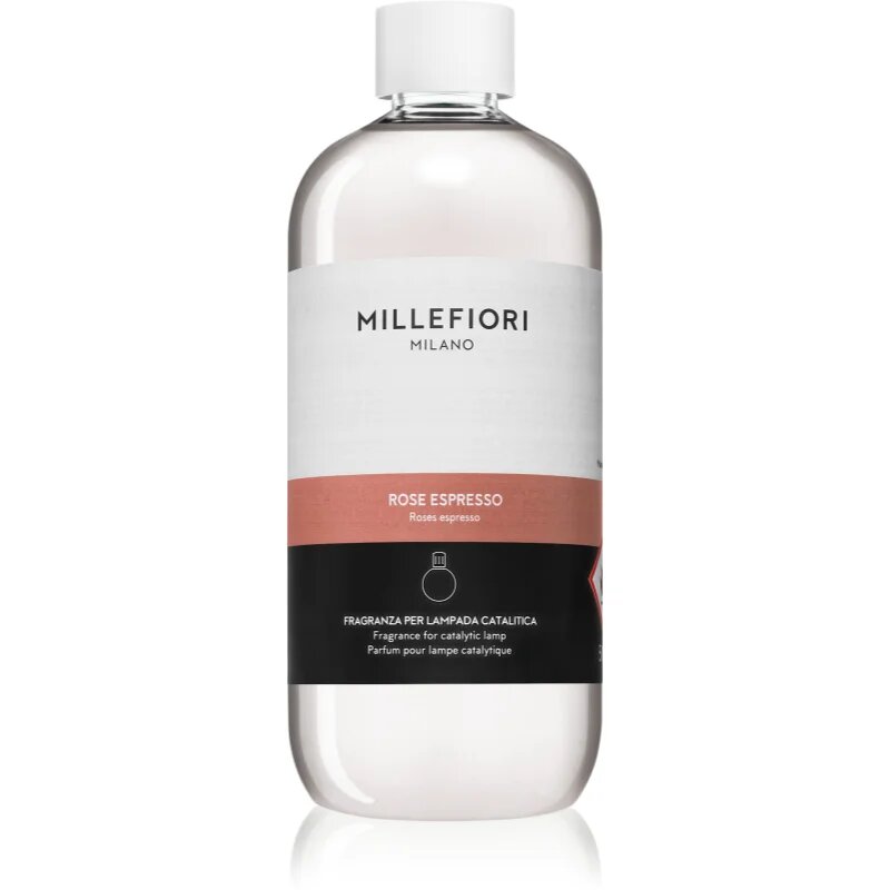 Millefiori Rose Espresso nadomestno polnilo za katalitično svetilko 500 ml