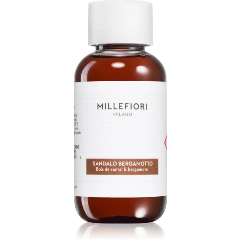 Millefiori Sandalo Bergamotto nadomestno polnilo za aroma difuzor 100 ml