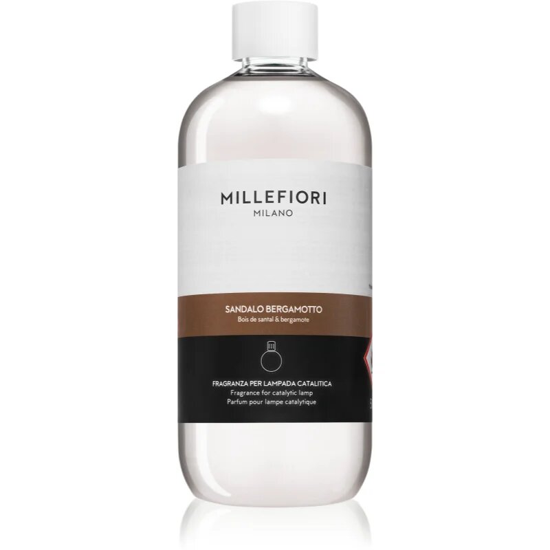 Millefiori Sandalo Bergamotto nadomestno polnilo za katalitično svetilko 500 ml
