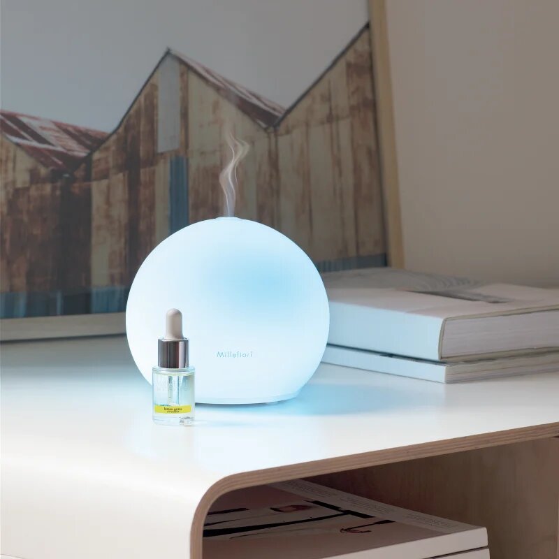 Millefiori Ultrasound Glass Sphere ultrazvočni aroma difuzor in vlažilec zraka 1 kos