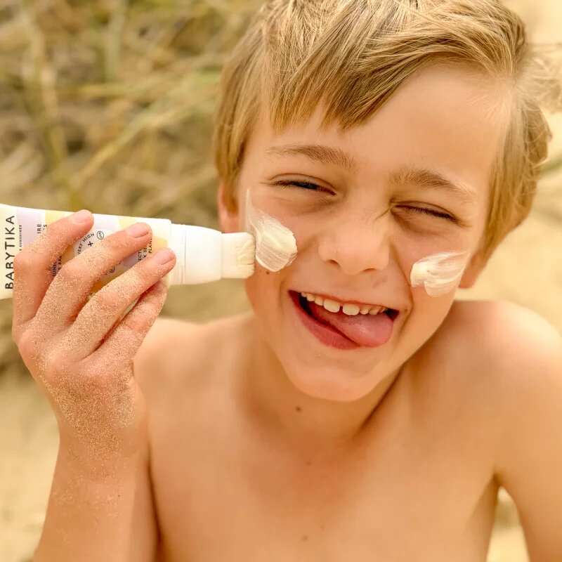 Mimitika Babytika Sunscreen Brush SPF 50+ krema za otroke za sončenje z aplikatorjem SPF 50+ 40 ml
