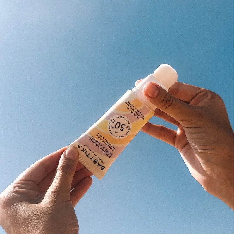 Mimitika Babytika Sunscreen Brush SPF 50+ krema za otroke za sončenje z aplikatorjem SPF 50+ 40 ml