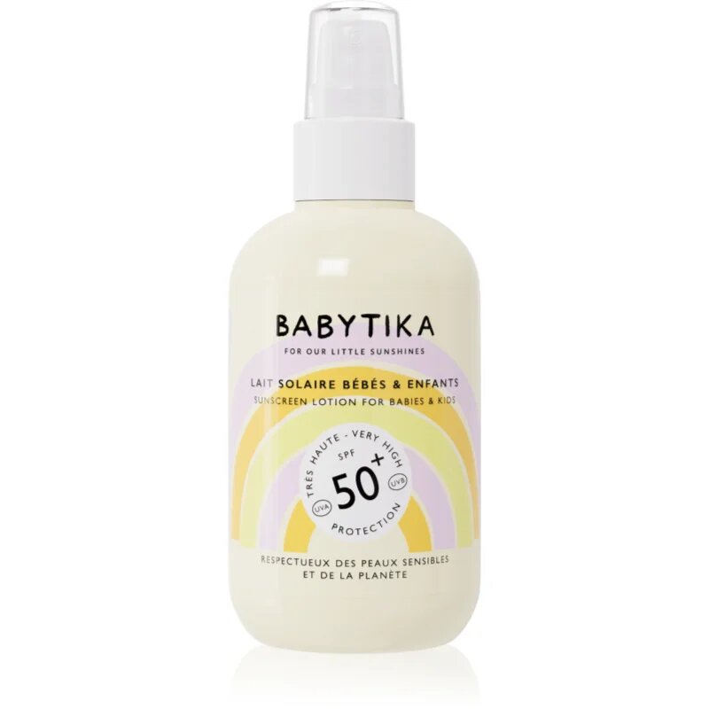 Mimitika Babytika Sunscreen Lotion SPF 50+ otroški losjon za sončenje v pršilu SPF 50+ 190 ml