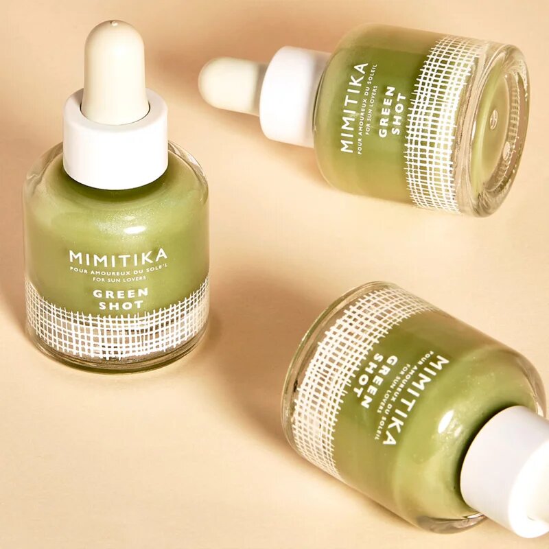 Mimitika Green Shot Detoxifying Serum zaščitni razstrupljevalni serum 15 ml