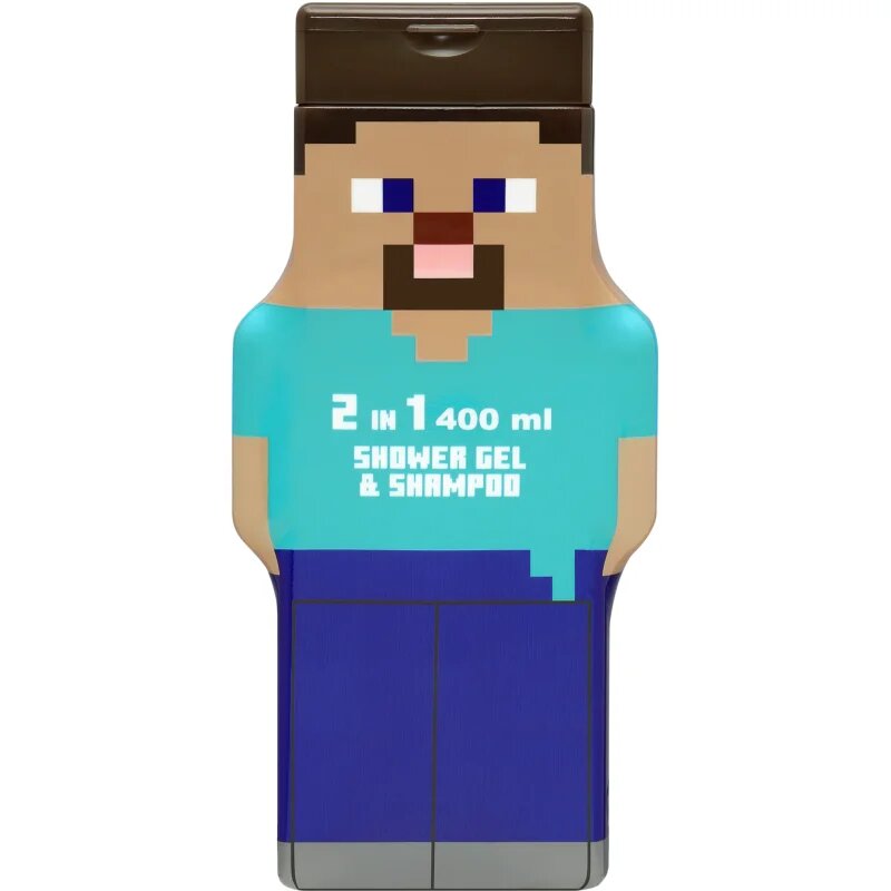 Minecraft Shower Gel & Shampoo nežni gel za prhanje in šampon za otroke 400 ml