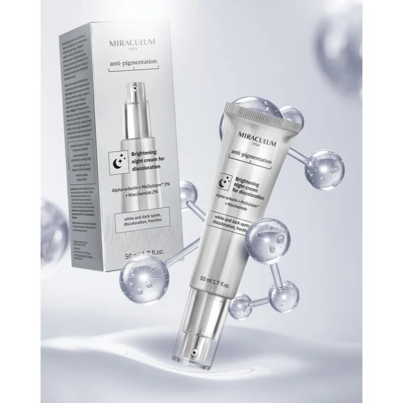 Miraculum Anti- Pigmentation posvetlitvena nočna krema proti pigmentnim madežem 50 ml